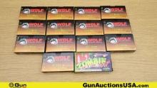 Wolf & Hornady Gold & Zombie Max. .223 Cal Ammo. 280 Total Rds- .223 Cal 55 Grain FMJ, Includes Smal