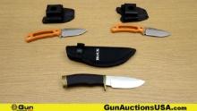 Buck & Ruike 692 & 5851-J Knives. Very Good. Lot of 3; 1- Buck Model 692 Knife Features Drop Point B