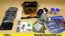 Bulldog Tactical, Glock, S&W, Etc. Pistol Grips, Range Bag, Scope, Etc.. Lot of 28; 1- Tasco 8-32x44