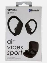 Vivitar Air Vibes Sport BLUETOOTH True Wireless Earphones and Charging Case
