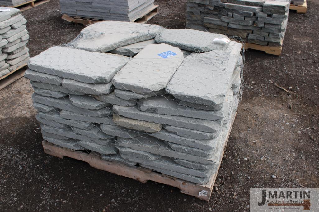 Pallet of 2'' tumbled pavers