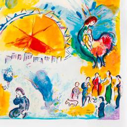 La Procession De Noel by Chagall (1887-1985)