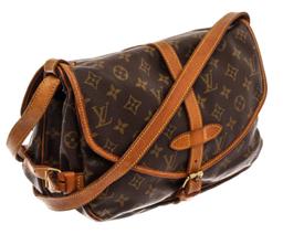 Louis Vuitton Brown Monogram Canvas Saumur 30 Messenger Bag