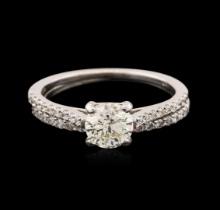 14-18KT White Gold 1.08 ctw Diamond Wedding Ring Set