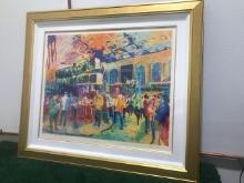 American Stock Exchange by LeRoy Neiman (1921-2012)