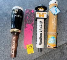 QTY. 4- BEER TAP HANDLES