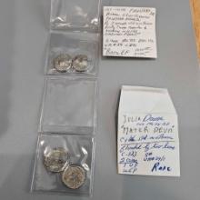 2 EARLY 1700 COINS