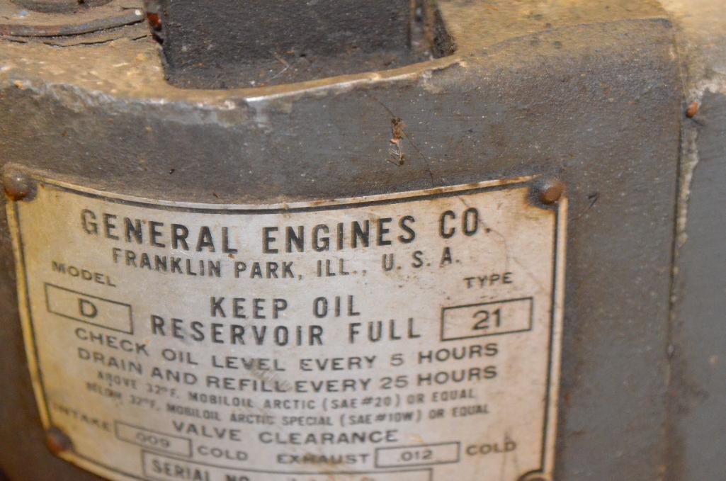 General Engine Company Model D Gas Motor