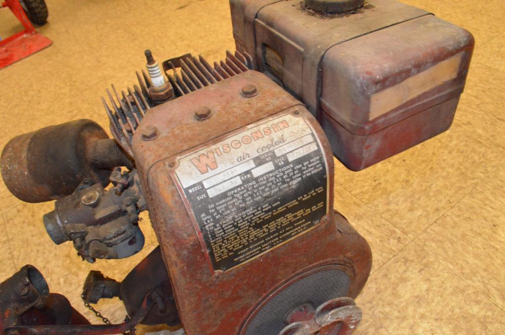 Vintage Wisconsin Model BKN Antique Gas Engine