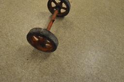 Axel & Tire for Hit & Miss Engine Cart