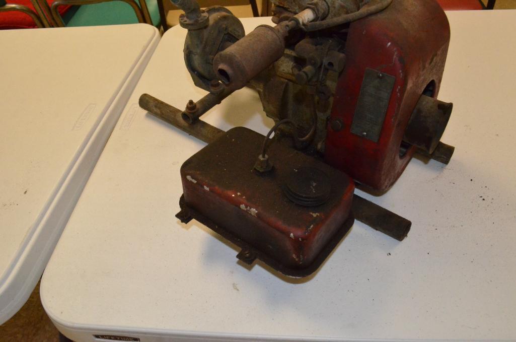Montgomery Ward Model WM Antique Gas Engine with Pump