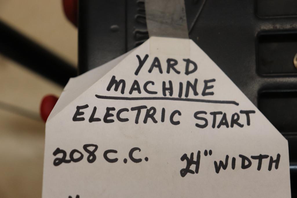 Yard Machine 24" Electric Start Snow Blower