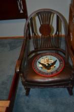 Vintage Rocking Chair & Chalk Navy Sign