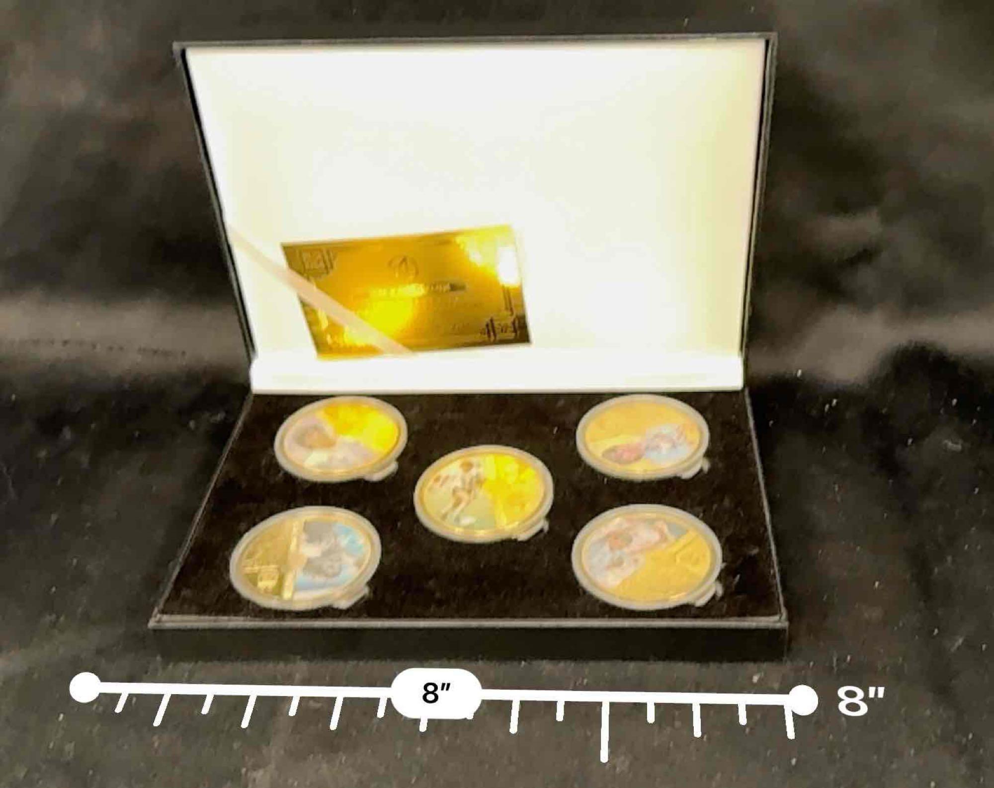 24K Gold Plated Mardona Collector Coins