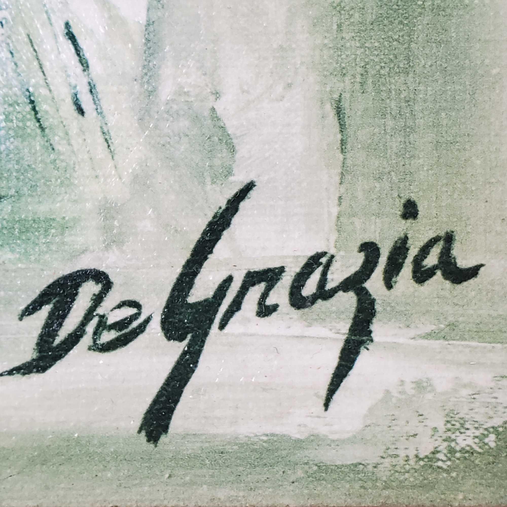 Framed oil/canvas artwork titled Piccolo Pete signed De Grazia