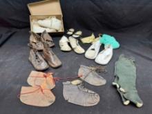 Antique and Vintage Baby Shoes. Buster Brown more