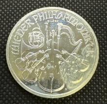 2011 1 Troy Oz .999 Fine Silver Philharmoniker Bullion Coin