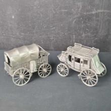 Vintage Franklin Mint Stagecoach/Conestoga wagon