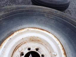 (2) Firestone 21.5L-16.1 Tires & Rims