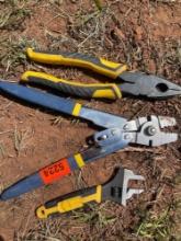 pliers and wire strippers