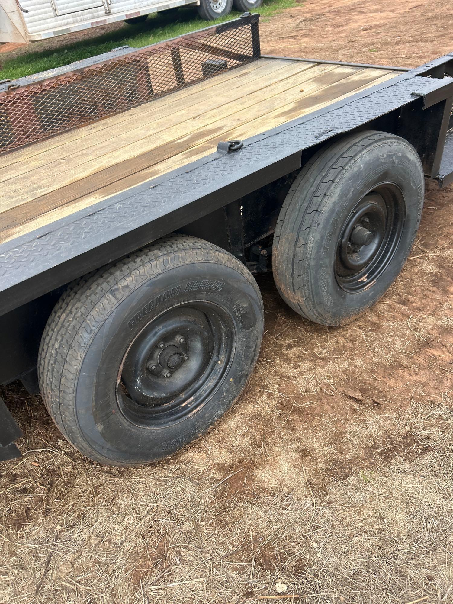 6ft by 16ft tandem axle trailer