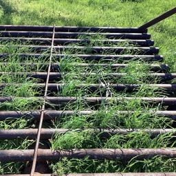 16ft Cattle guard with posts to tie fence off to