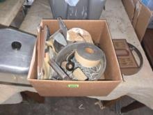 Box of Assorted Tools, Hardware, and Other.