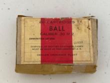 Ball Caliber .30 M2 Ammo
