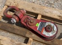 Johnson One Sheave Snatch Block with Swivel Shackle