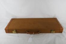 Canvas and leather break-down rifle case with keys. Used, in very good condition.