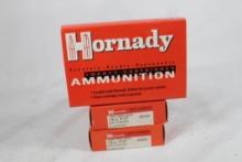 Three boxes of Hornady 7mm Rem mag 139 gr BTSP moly coated. New, count 60.
