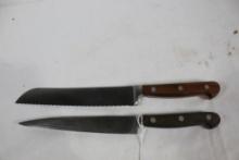Two Henckels kitchen knives. See photo.