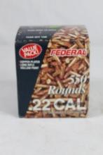 1999 Federal 22 LR Copper Plated HP 550 rounds.