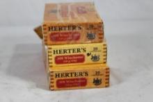 Three boxes of Herter's 308 Win 150gr FMJ. Count 60.