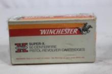 1985 Winchester Super X 38 Long Colt 150 gr lead. Count 50.