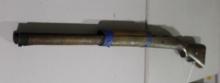 One wood Mauser 98 rifle stock with forearm. Used.