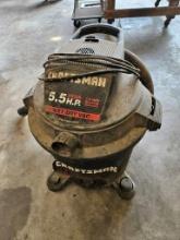 Craftsman 5.5 hp wet/dry vac