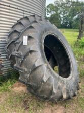 Pr of 20.8x38 rear tractor tires