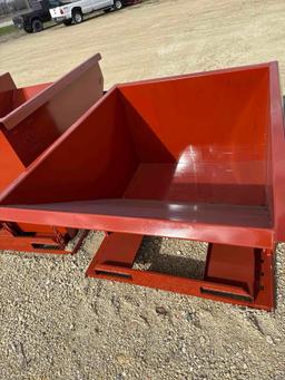 Kit Containers 1.5 CY Self Dumping Hopper with Fork Pockets