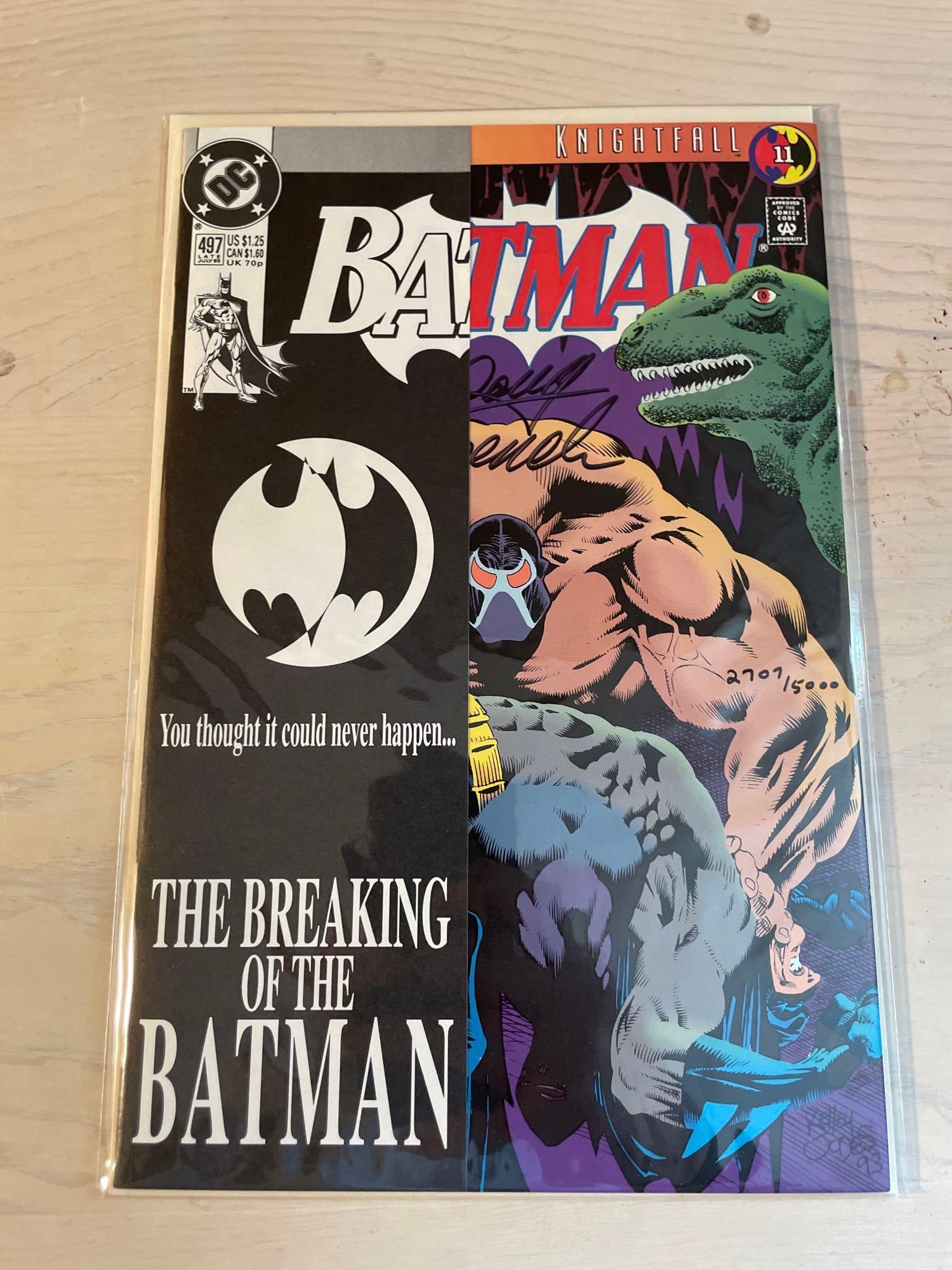 Signed and Numbered Batman and Robin Comics (4)