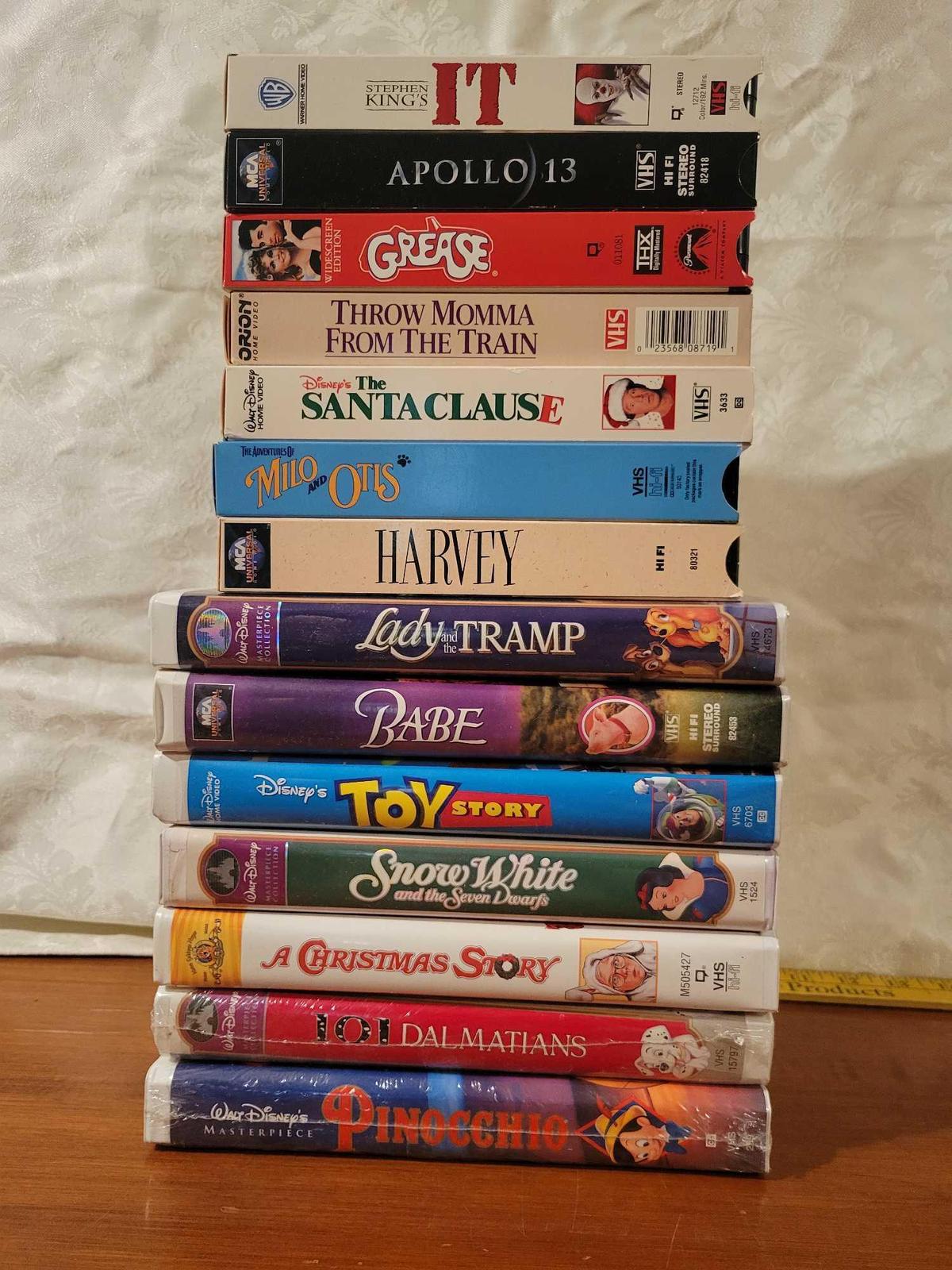 Disney and Various VHS Tapes (14)