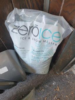 Snow shovels with Ice Melt