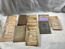 Assorted Late 1890s Education Books Flr Reading & Spelling