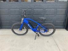 E Dash Serfas New E-Bike Large Blue Hydraulic Brakes 48V 14AH 500W