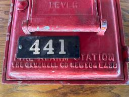 Gamewell Co. Fire Box Newton Mass