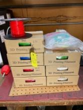 (7) New Boxes of New 1.75mm ABS 3D Printing Filement 2.21lbs- 1kg