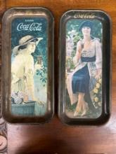 Vintage Coca Cola trays