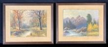 Pair of Robert Wood prints