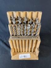 Pair Of Auger Drill Bit Sets