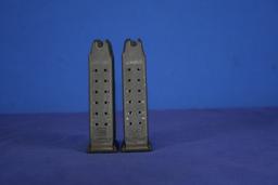 Two 15-Round Glock 19 Magazines. Not for Sale in California.